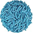 FirstChoiceCandy Sweet & Sour Gummy Worms, Multi Flavors and Solid Colors (2 Pound, Sour Blue Raspberry)