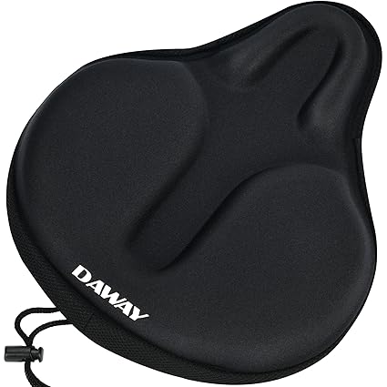 DAWAY C6 Bequemer Fahrrad Sattelbezug Schaum Gel Gepolsterter, 1 Jahr Garantie