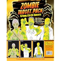 5 Big Zombie Paper Shooting Targets - 23x35 Inches, 5 Different Styles 6 thumbnail image