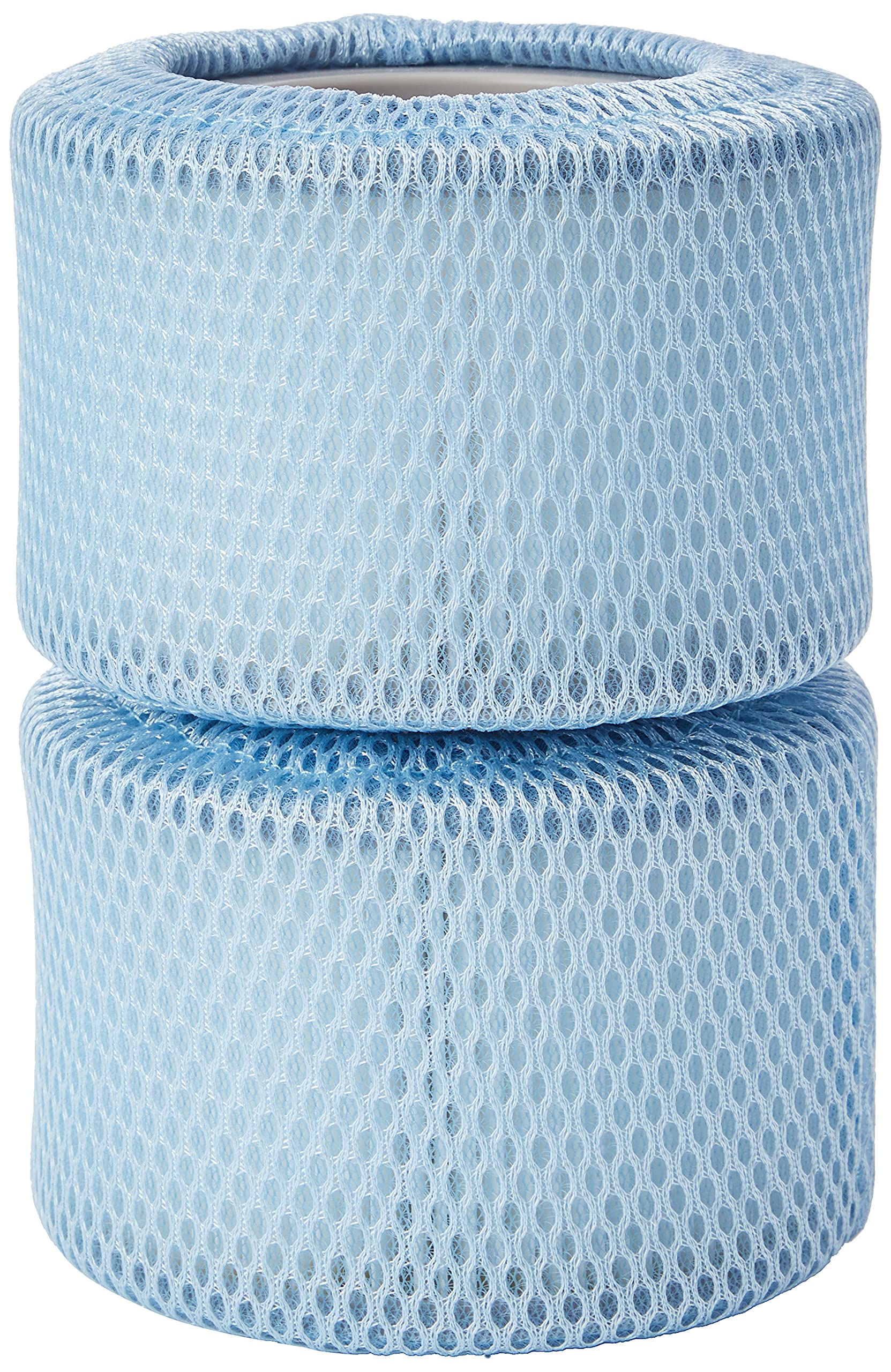MSPAUK B0303604/B0303499 Latest Filter Cartridges with Protective Nets Mesh Cover 90 Pleats Strainer Twin Pack Pool Bubble Spa Accessories-Suitable for All Mspa Hot Tubs, White