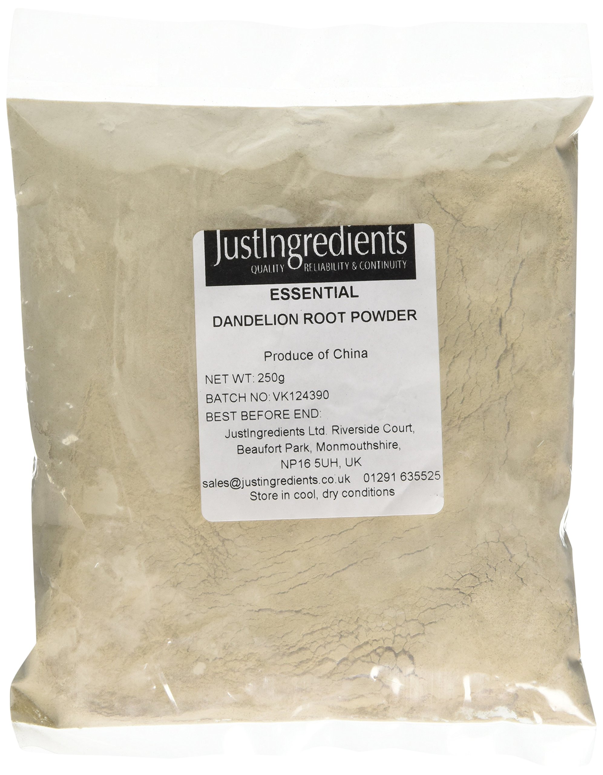 JustIngredients Essentials Dandelion Root Powder 250 g (Pack of 2)