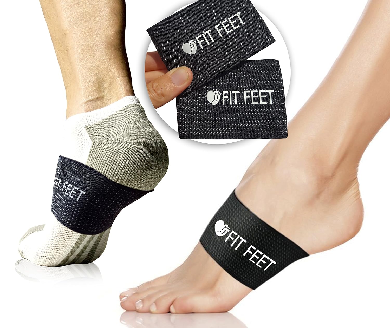 Plantar Fasciitis Arch Support Braces Fast Foot Pain Relief Size Medium Free