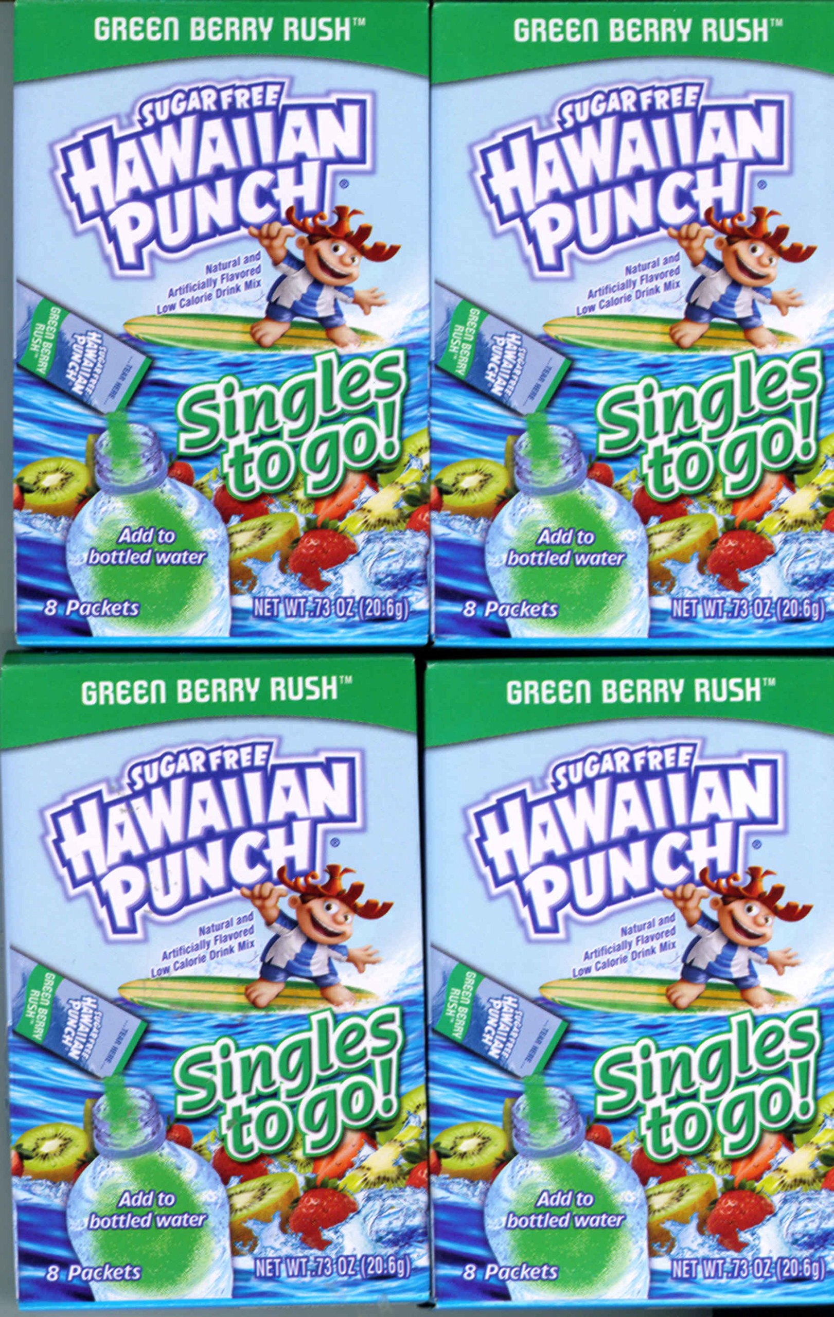 Sugar Free Hawaiian Punch Polar Blast Singles to Go 8