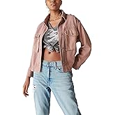 Lucky Brand womens Lucky Brand Women's Cropped Twill Utility Jacket