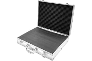 Musiin Audio Equipment Microphone Portable Case, with a sturdy aluminum alloy structure, suitable for storing and transportin