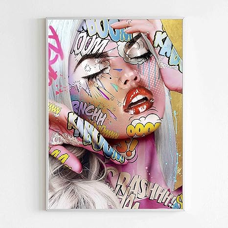 Amazon ポップアート 国内製造 コミック風 オシャレ ポスター Pop おしゃれ インテリア ウォールアート イラスト フレーム 額 有or無 42 30センチ フレーム無し B050a3 置物 オブジェ オンライン通販