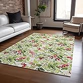 Addison Rugs Chantille ACN1816 Aloe 3' x 5' Indoor/Outdoor, Machine Washable, Holiday, Christmas Rug, Easy Clean, Non Sheddin