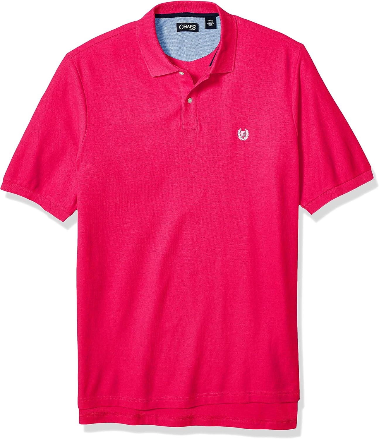 Chaps Men's Big and Tall Classic Fit Cotton Mesh Polo Shirt