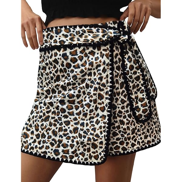 Amazon.com: Tomosc Women Wrap Skort 2025 Casual Summer Flowy