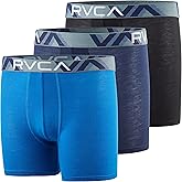 RVCA Boys Underwear 3 Pack Boxer Briefs for Boys 6-18 Durable Modal Stretch Breathable Moisture Wicking