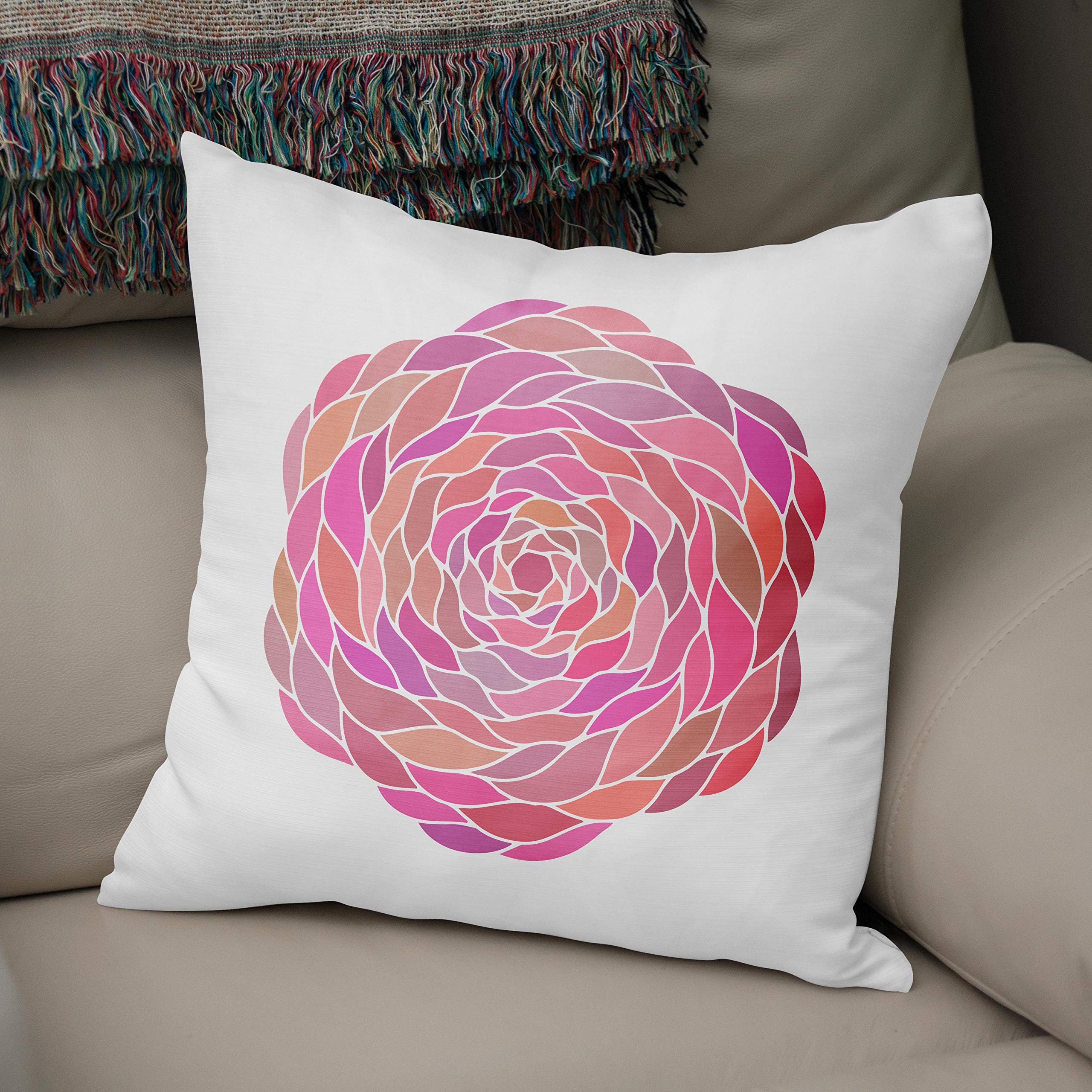 Bonamaison, Decorative Cushion Cover - 50% Cotton 50% Polyester - 43x43cm - Designed and Manufactured in Turkey