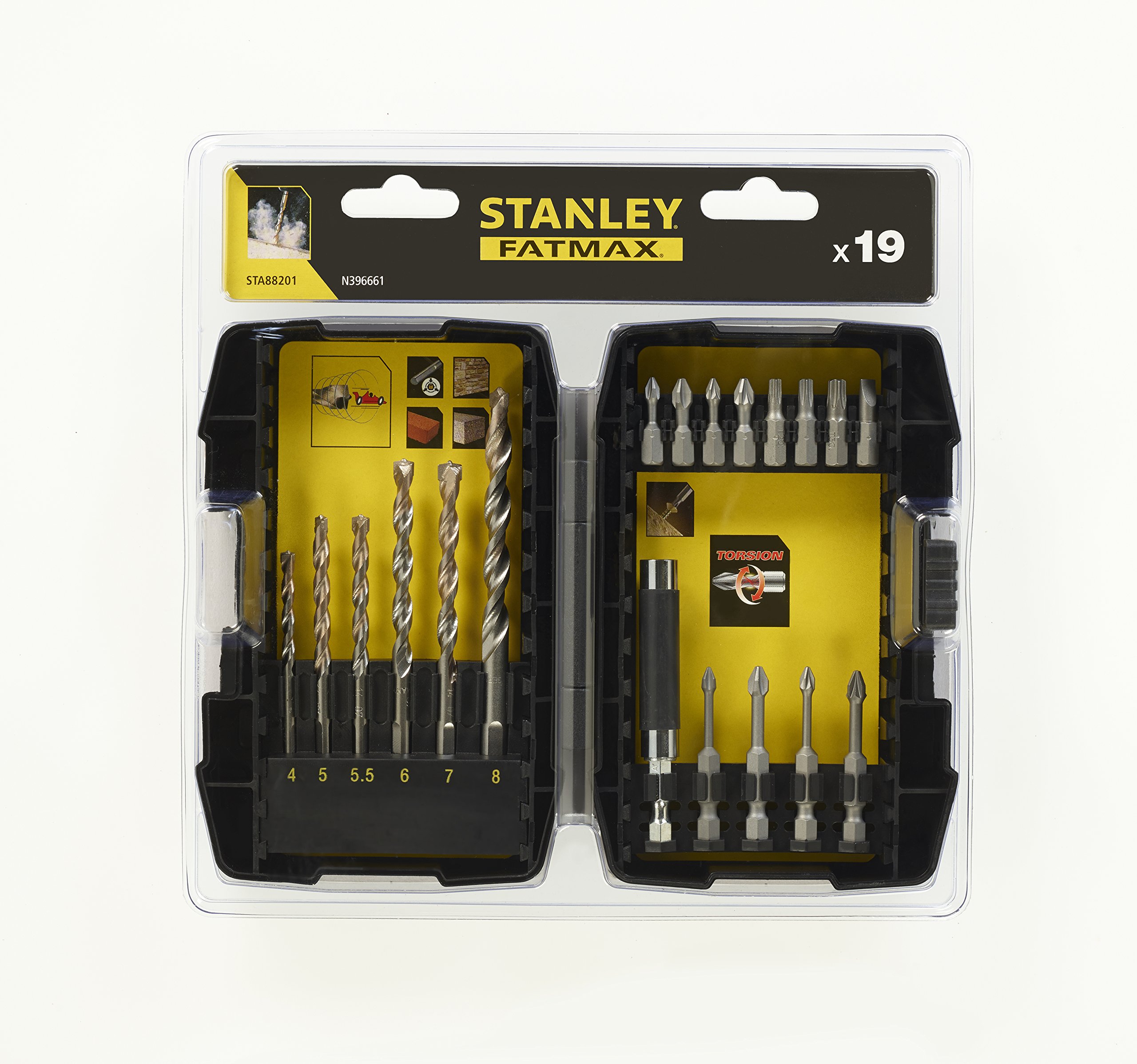 Juego de 19 piezas para atornillar y taladrar