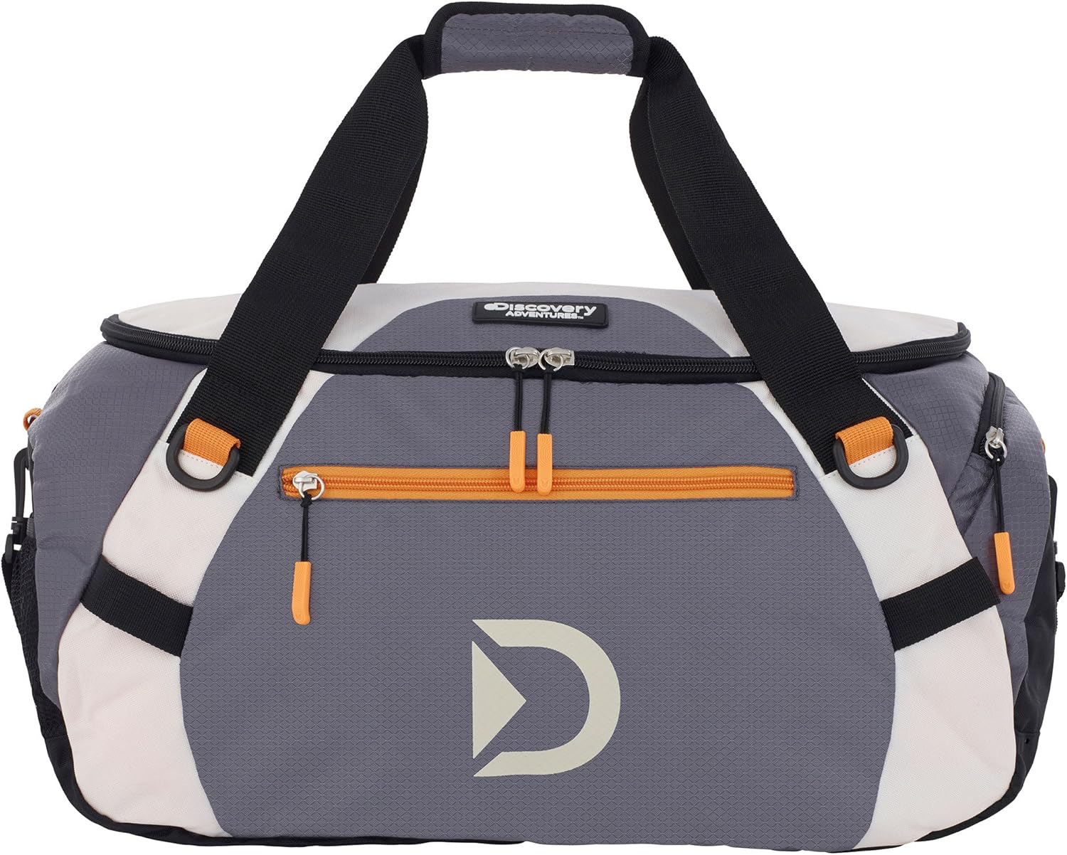 Discovery Multisport - Gym Sports Bag - Cabin Sized Weekend Travel Holdall - 49 x 35 x 27.5cm, Grey/Black - Image 4
