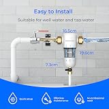 Waterdrop WD-PF01 Spin Down Sediment Filter 1" + 3/4" MNPT 40µm view 6