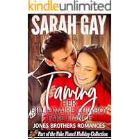 Taming Her Billionaire Cowboy Fake Fiancé: Christmas Romance Series (Jones Brothers Romances Book 5) book cover Taming Her Billionaire Cowboy Fake Fiancé: Christmas Romance Series (Jones Brothers Romances Book 5) book cover
