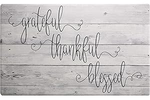 SoHome Cozy Living Anti-Fatigue Kitchen Mat For Floor, Farmhouse Cushioned Kitchen Runner Rug, Non Slip, Easy Wipe Clean, 1/2 Inch Thick Kitchen Mats, 18" x 55"