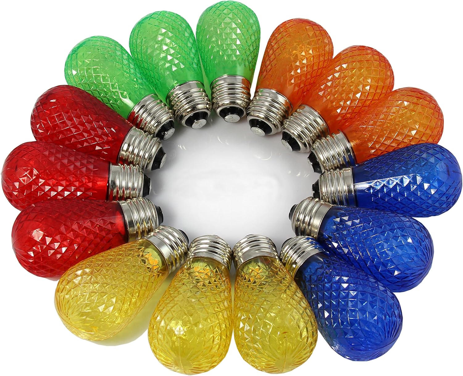 BRIMAX S14 Colored LED Bulbs Plastic For Christmas Outdoor String