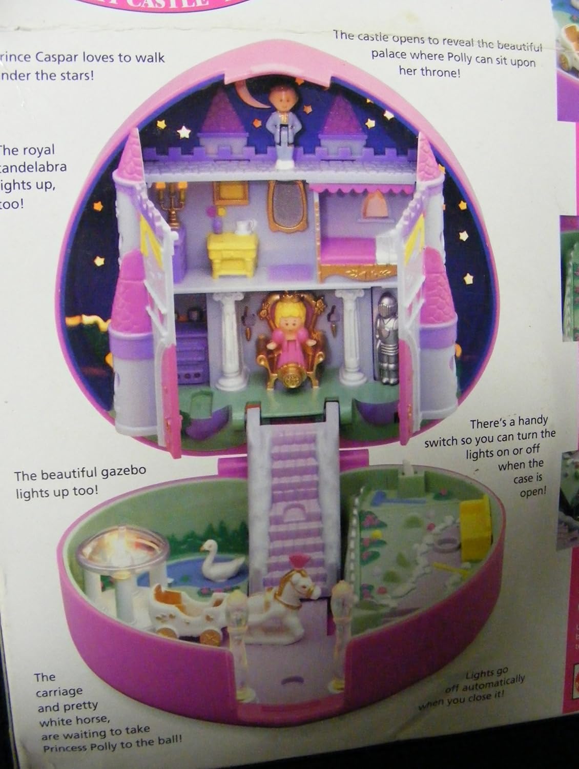 polly pocket light up castle