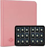 TiopLior 9 Pocket Trading Card Binder 432 Pockets Pink 360 Side Loading