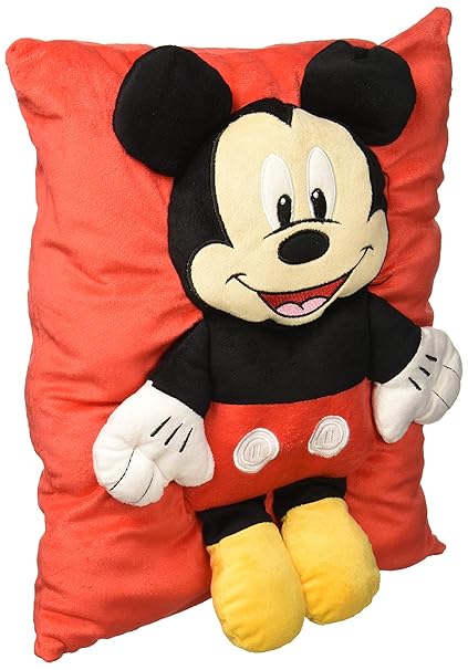 Disney Mickey Mouse Classic Plush Character Pillow Amazon In