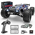 BEZGAR HM162 Hobby Grade 1:16 Scale Remote Control Truck, 4WD Top Speed 40+ Kmh All Terrains Electric Toy Off Road RC Truck Vehicle Car Crawler with 2 Rechargeable Batteries for Boys Kids and Adults