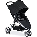 Britax B-Agile Lightweight Stroller, Black | One Hand Fold + Easy to Maneuver + Large UV50+ Canopy