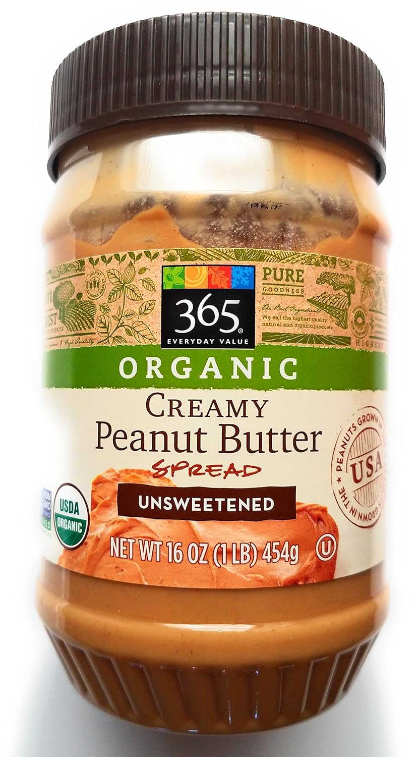 365 Everyday Value Organic Creamy Peanut Butter Unsweetened General