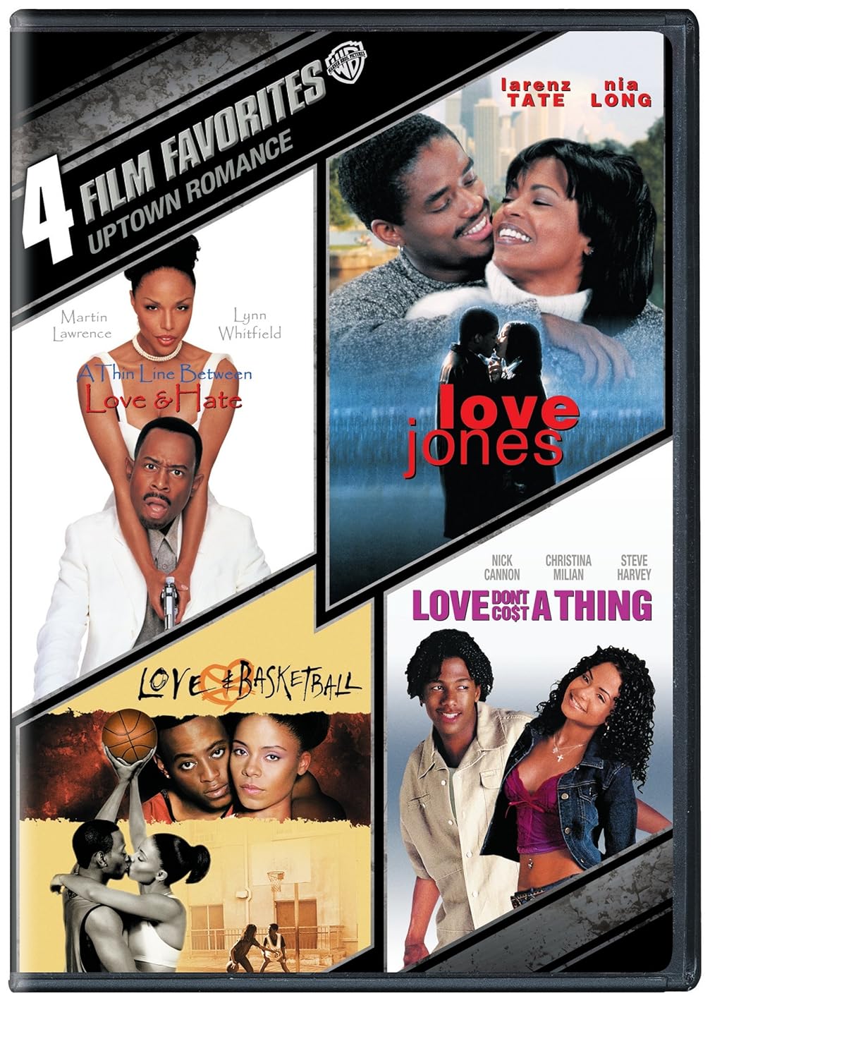 Uptown Romance 4 Movie Collection Love & Basketball + More! Box / DVD