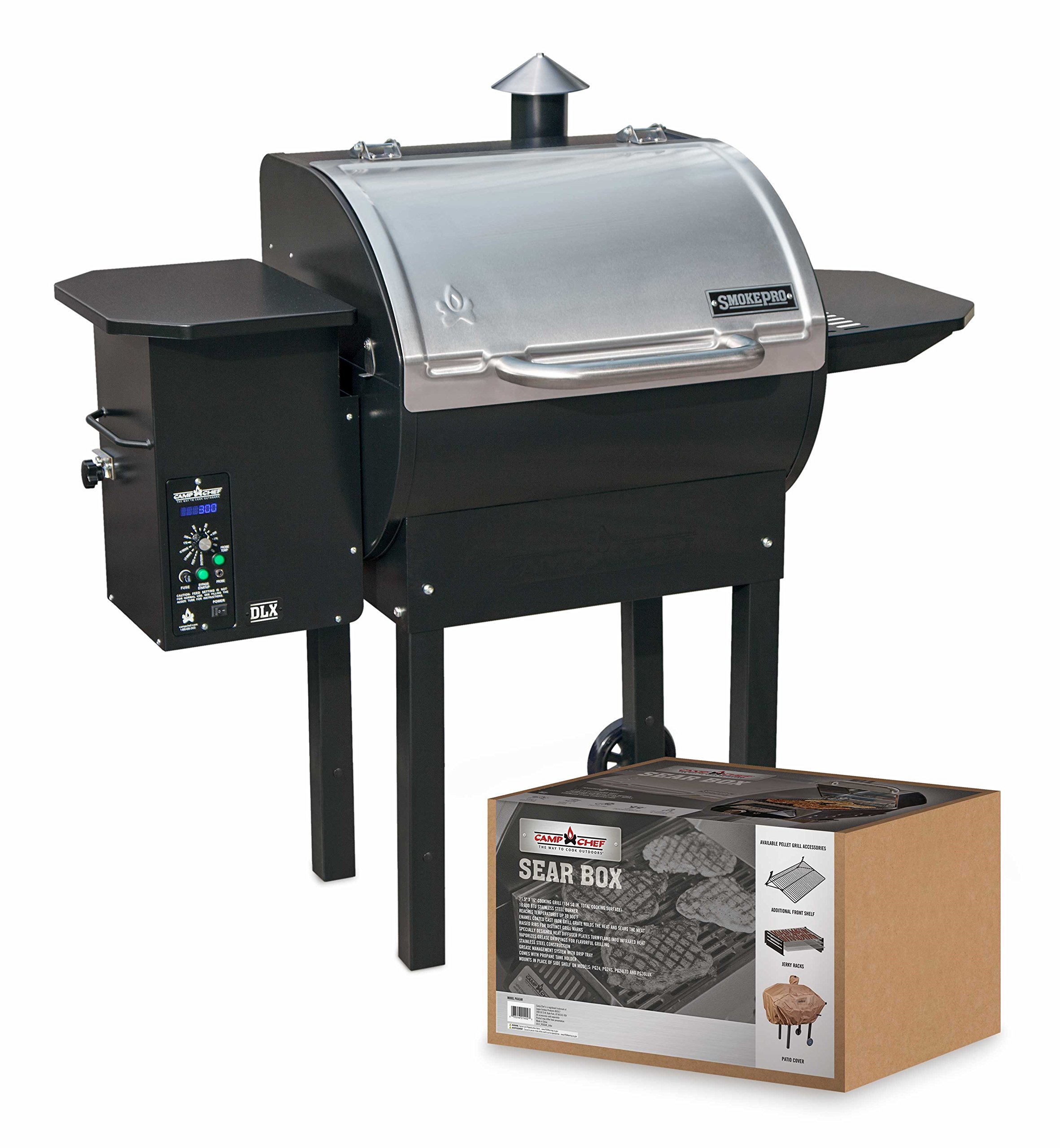 Chef Smokepro Camping Pellet Grill Pizza Oven SmokePro DLX Pellet