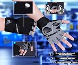 SAWANS Gym Gloves Training Weight Lifting Gloves Wrist Support Extra Grip view 2