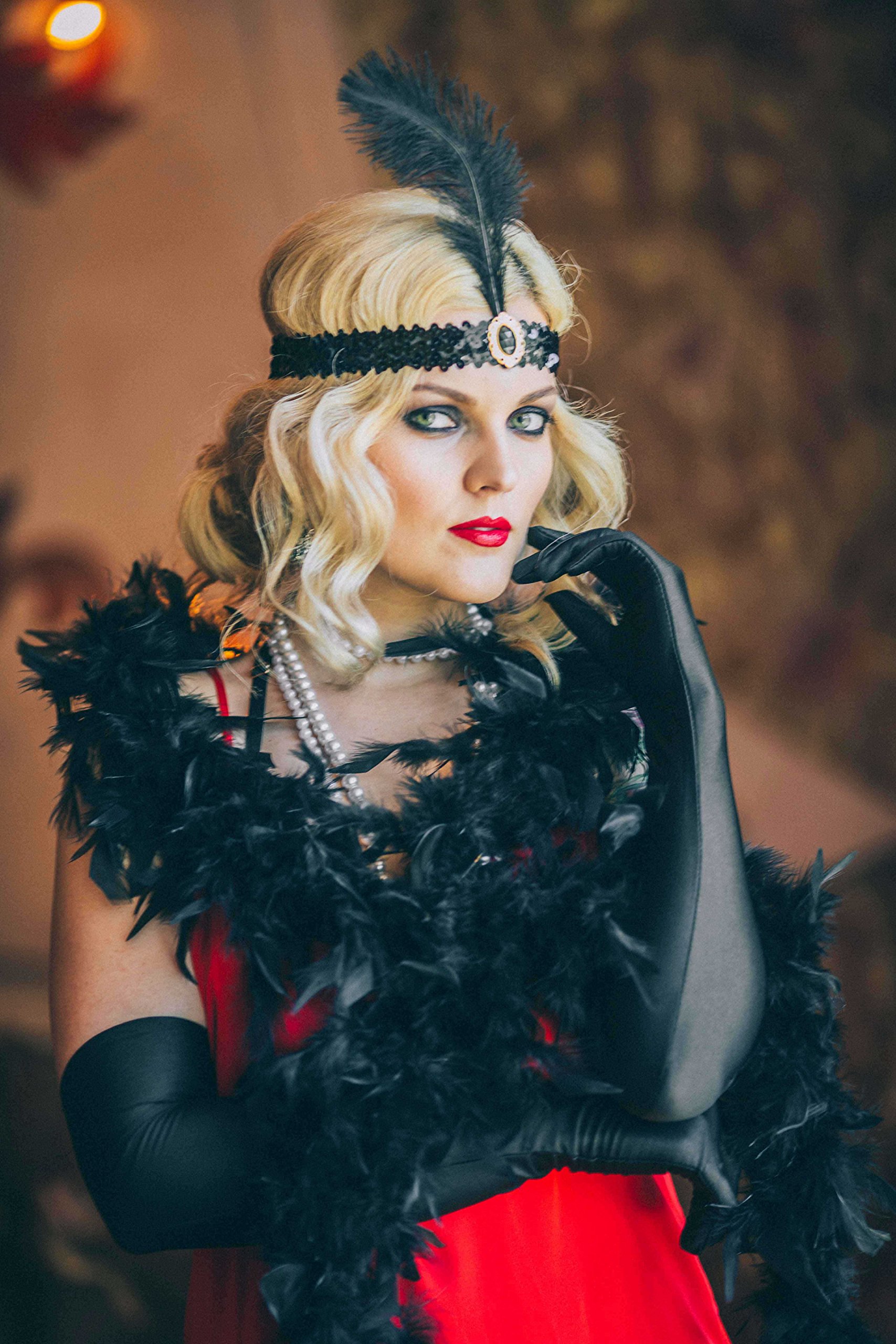 luxury flapper dress