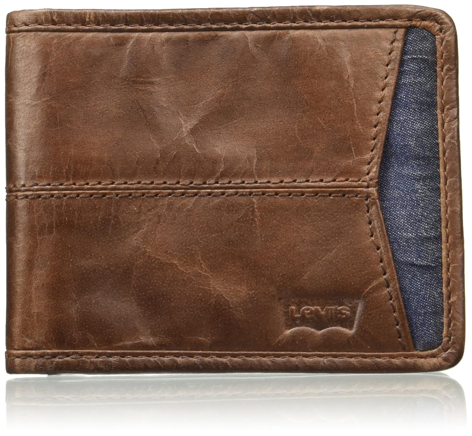 Buy Levi's Leather Brown Men's Wallet (771730855) at Amazon.in