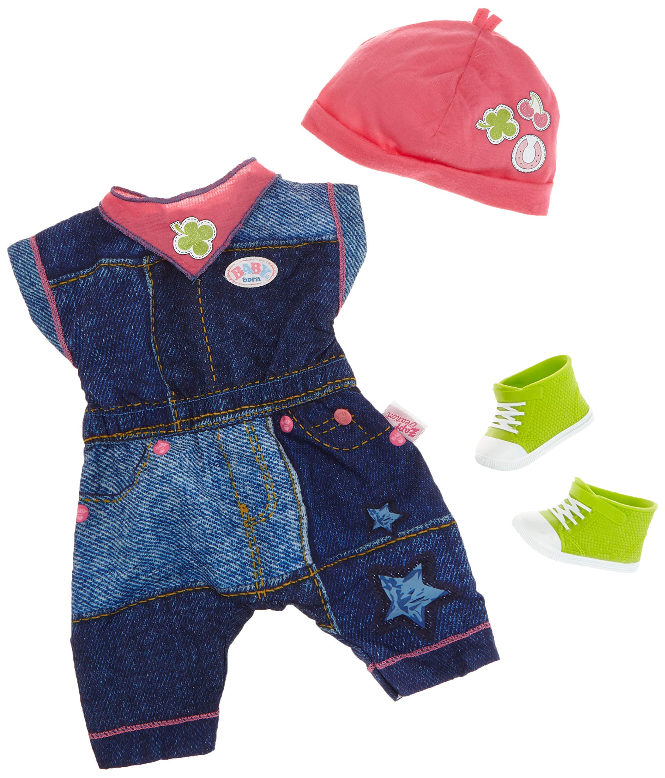 Baby Born 824498 Deluxe Jeans Collection, Assorted Model