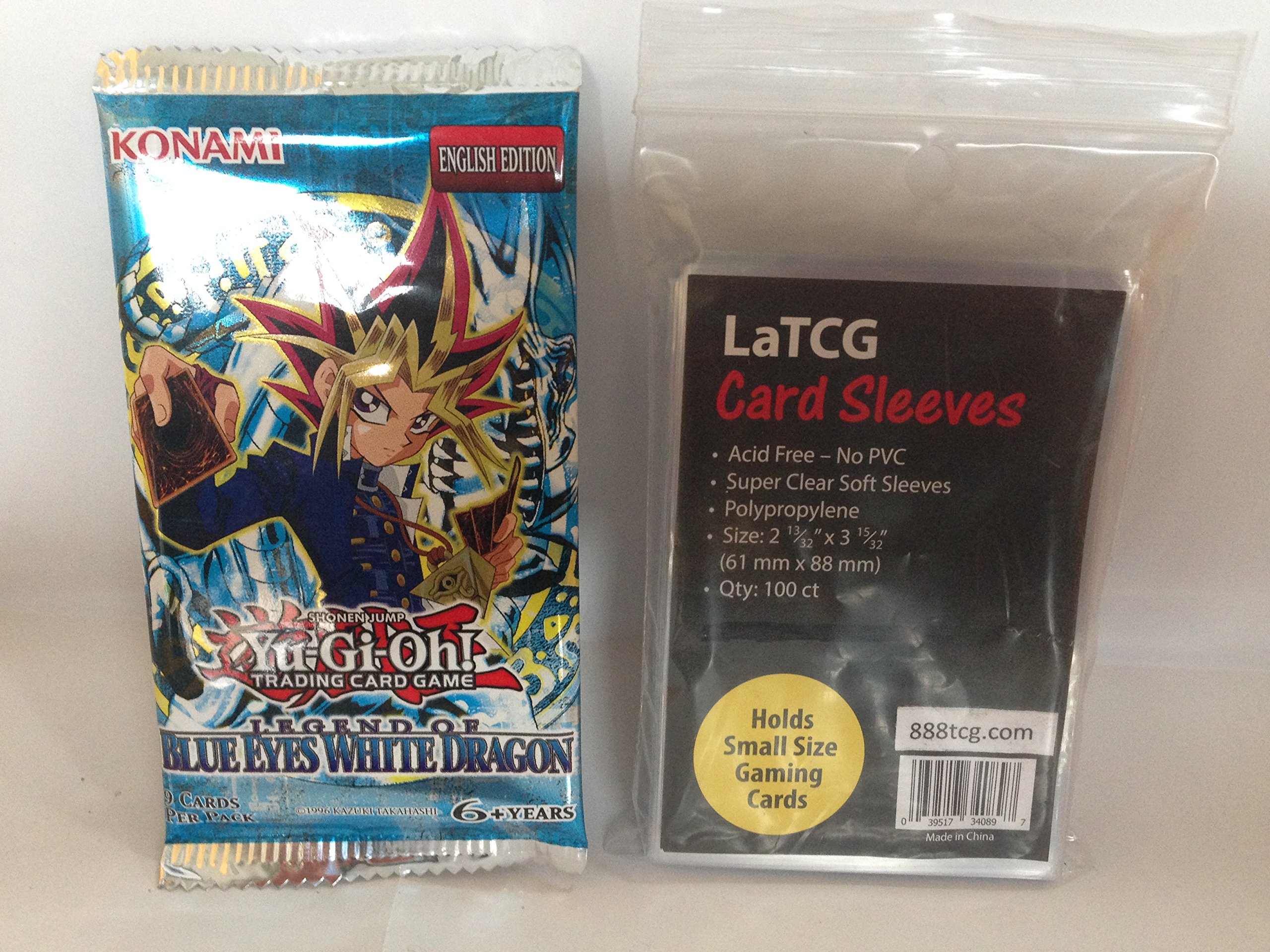 Buy LaTCG 1 YuGiOh Legend of Blue Eyes White Dragon Booster Pack + 100