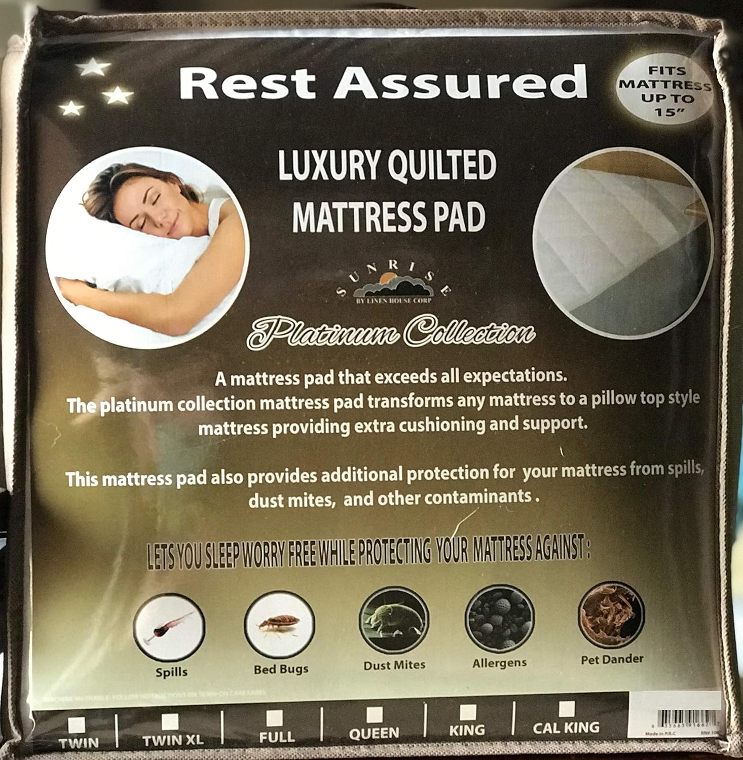 Orlys Dream Rest Assured Platinum Collection - Protector de ...