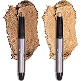 Julep Eyeshadow 101 Crème-to-Powder Stick Duo, Bronze & Warm Gold Shimmer