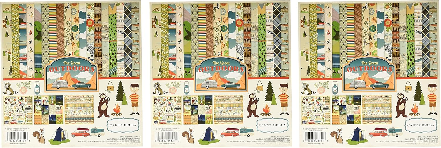 Carta Bella Paper Company The Outdoors Collection Kit: Paintings