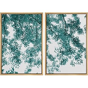 SIGNWIN Framed Wall Art Print Set Close-Up of...