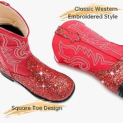 Motasha Girls Cowboy Boots Toddler Girls Boots