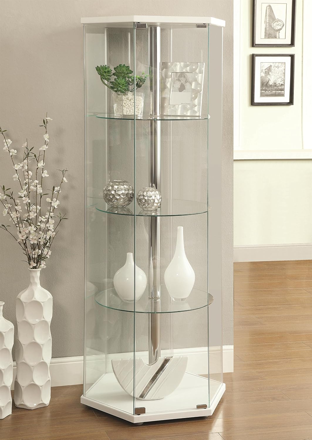 Display Curio Cabinets Amazoncom Display Curio Cabinets Amazoncom