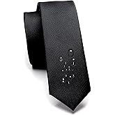 GUSLESON Skinny 2"(5cm) Casual Wedding Ties for Men Fashion Slim necktie + Gift Box