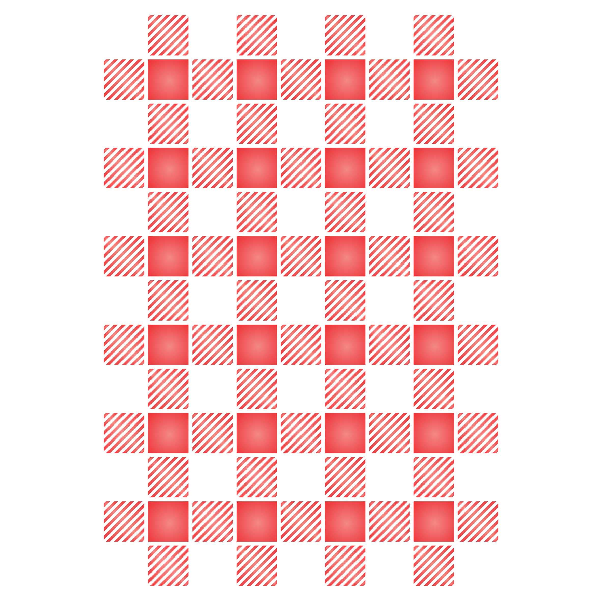 Gingham Layering Stencil, 11.43 x 16.51 cm - Layering Stencil use to add Texture and Design to Mixed Media Backgrounds