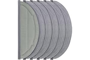 VIEWALL 6 Pack Reusable Microfiber Mop Cloth Compatible with Roborock Q10 S5 / Q10 S5+ Robot Vacuum Cleaner,Reusable Mop Cloths Replacement Accessories