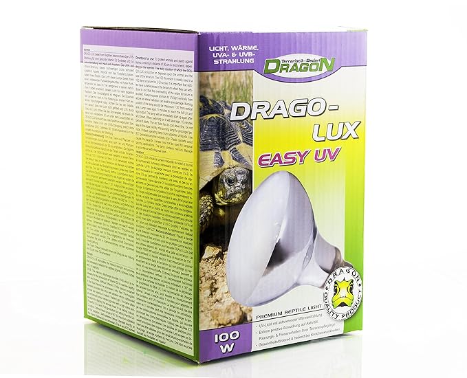 Dragon - Drago-Lux UV-Strahler- E27 Gewinde - mit Sehr Hohen UVA & UVB Anteil