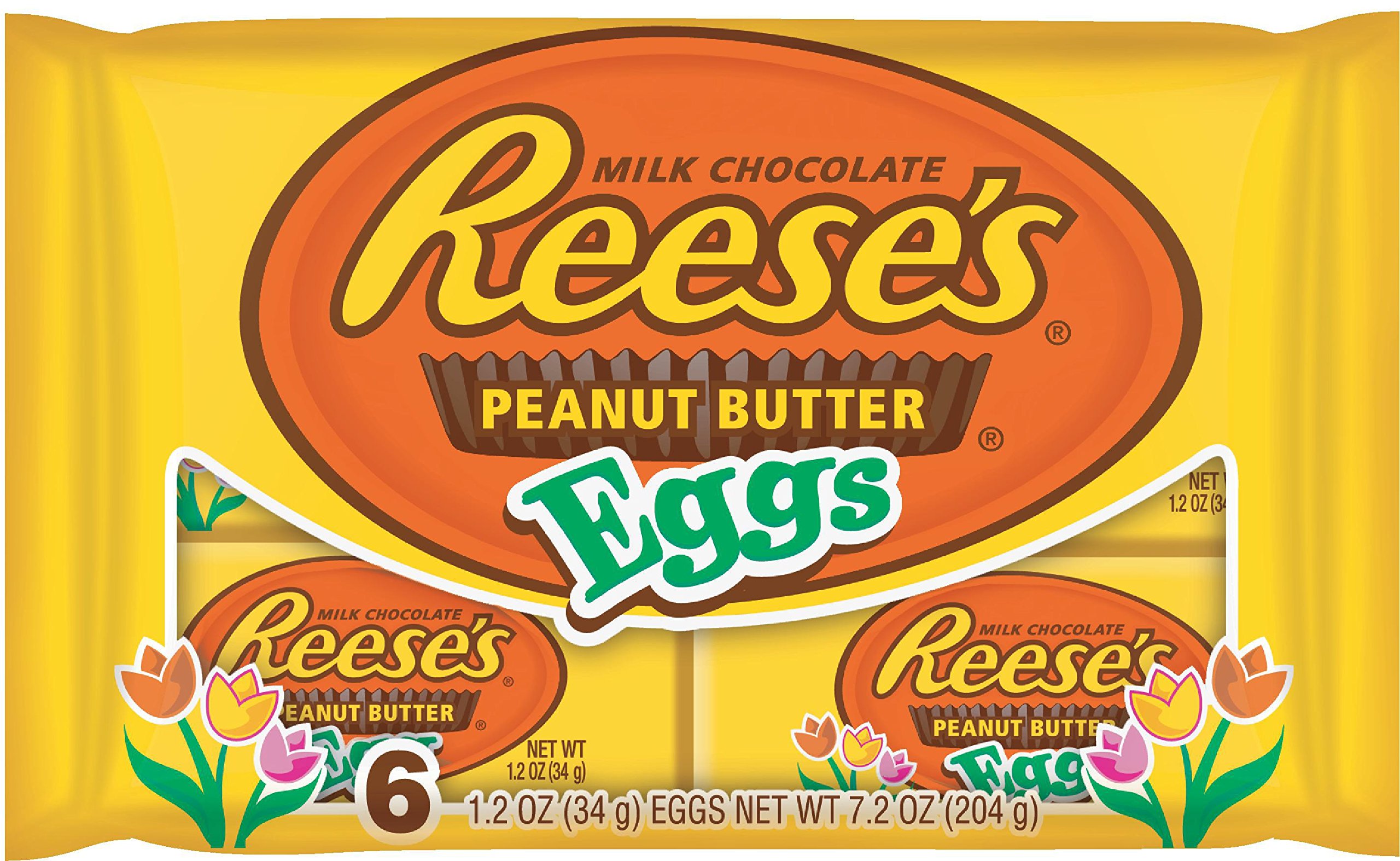 Reese's Peanut Butter Eggs 1.2 oz 6pack (2 Packages