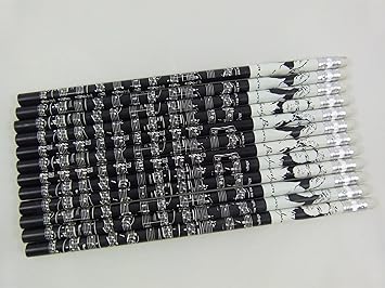 12x Nero Hb Matita Con Beethoven E Note Musicali Disegno Eraser Sulla Cima