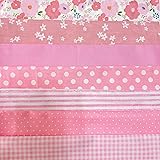 7Pcs 20" x 20" Cotton Fabric DIY Making Supplies