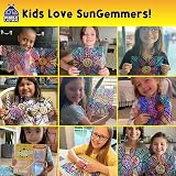 Purple Ladybug SunGemmers Suncatcher Kit Kids 5+ No-M mess Craft Set view 8