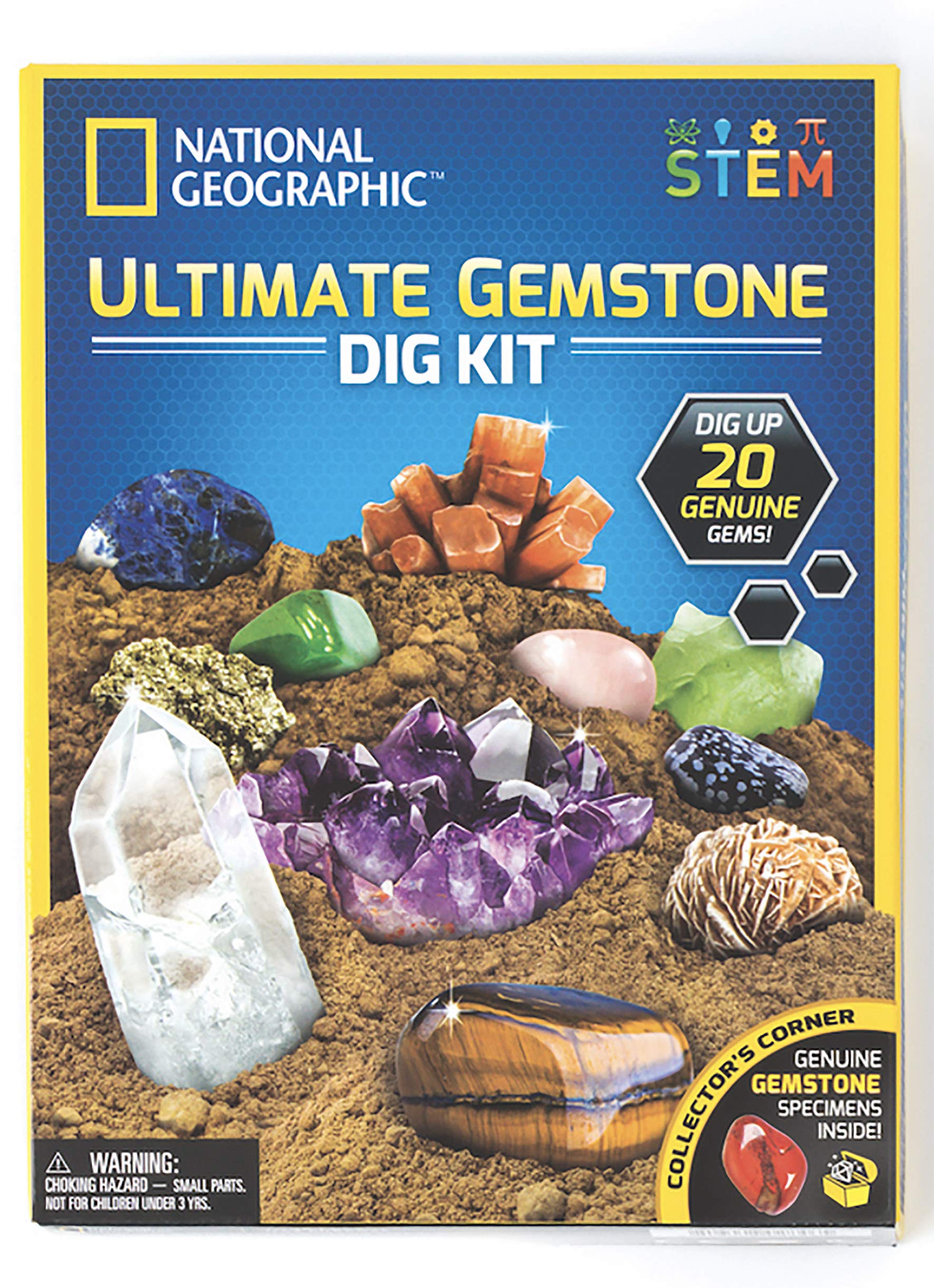 National Geographic JM80206 Ultimate Gemstone Dig Kit, Multi Color — image 1