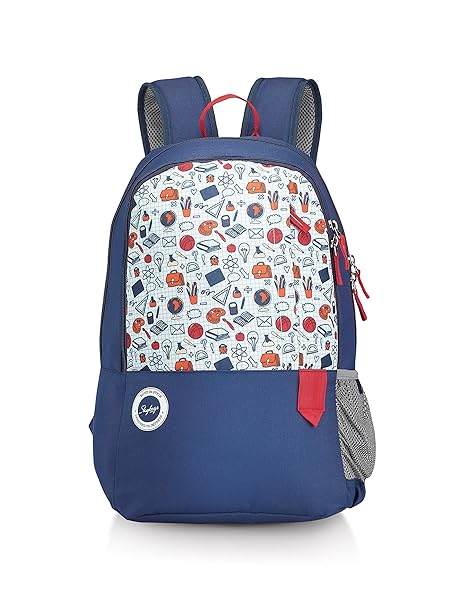 skybags white backpack